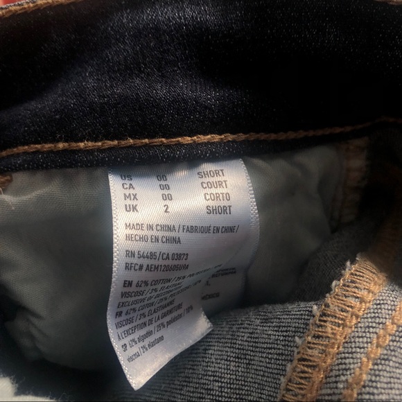 American Eagle conservative ripped skinny jeans - Picture 6 of 7